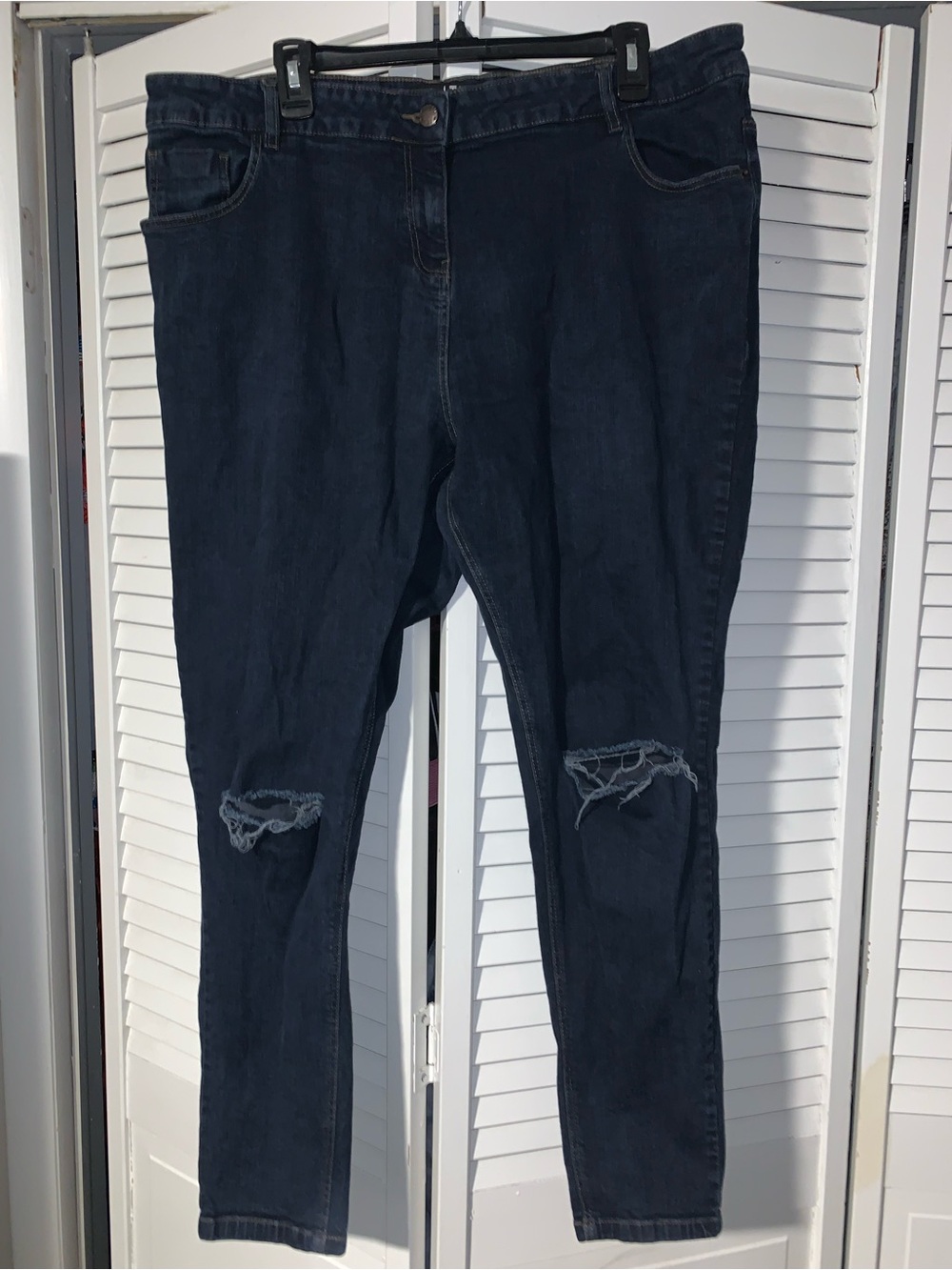 Simply Be Plus Size Women’s Taylor Distressed Skinny Jeans